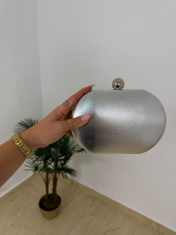 BOLSO PLATEADO