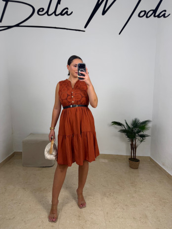 VESTIDO CAYETANA (INCLUYE CINTURÓN)