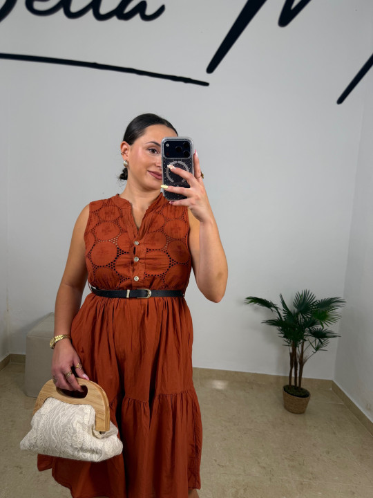 VESTIDO CAYETANA (INCLUYE CINTURÓN)