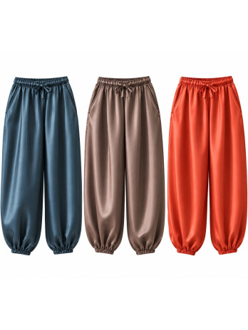 PANTALÓN BOMBACHO SATINADO