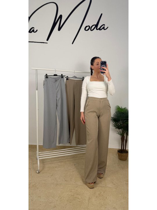 PANTALÓN PINZAS RAYAS