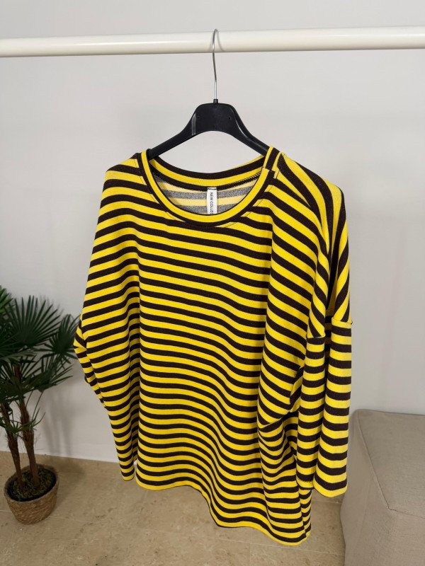 CAMISETA OVERSIZED RAYAS