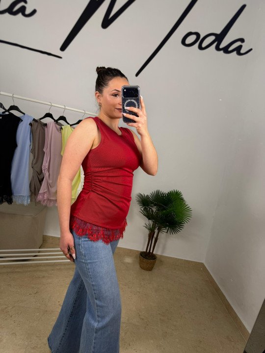 CHALECO SARA ENCAJES