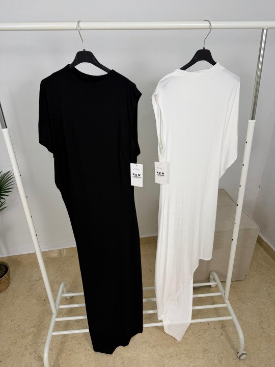 CHALECO LARGO ASIMÉTRICO