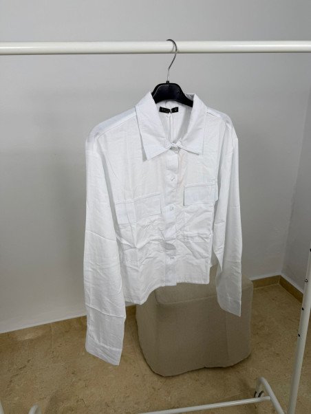 CAMISA BLANCA CROP