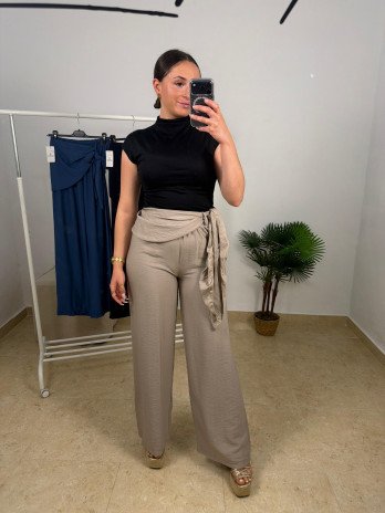 PANTALÓN LINO PAÑUELO