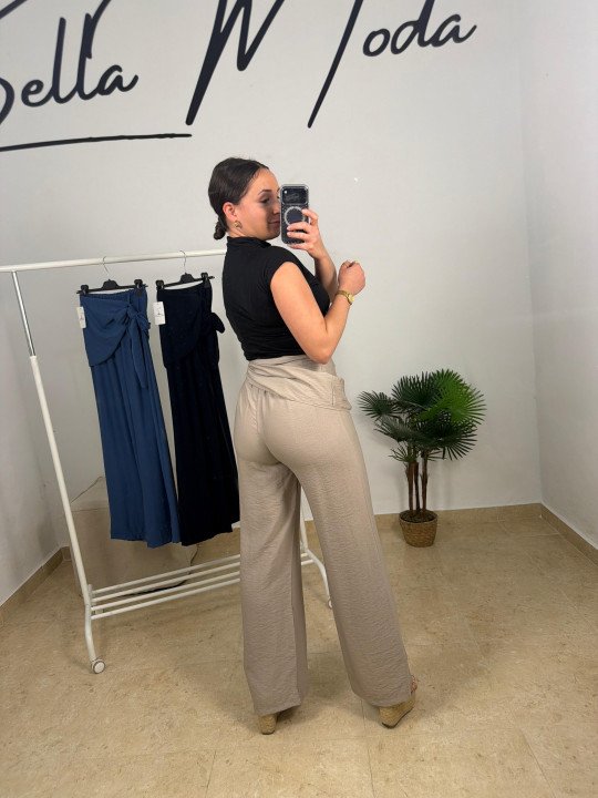 PANTALÓN LINO PAÑUELO