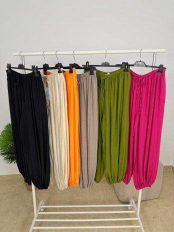 PANTALÓN LINO BOMBACHO