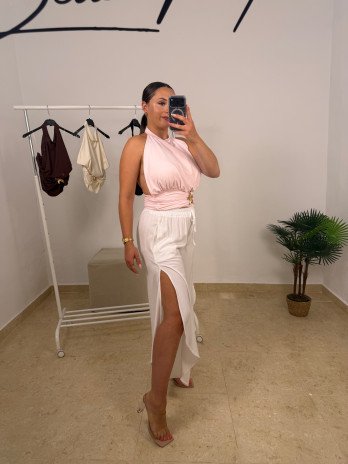 PANTALÓN ABERTURA BLANCO